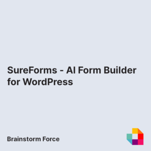 SureForms - AI Form Builder for WordPress