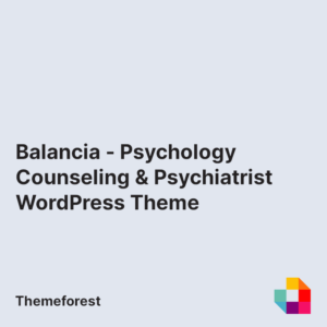 Balancia - Psychology Counseling & Psychiatrist WordPress Theme