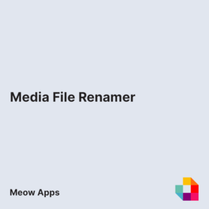 Media File Renamer