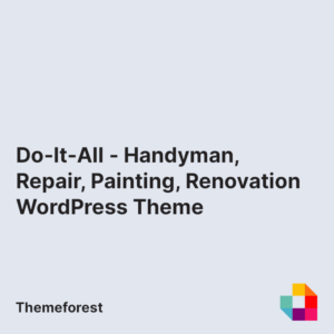 Do-It-All - Handyman, Repair, Painting & Renovation Elementor WordPress Theme