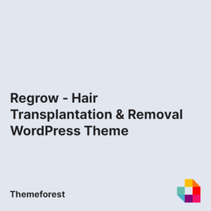 Regrow - Hair Transplantation & Removal WordPress Theme
